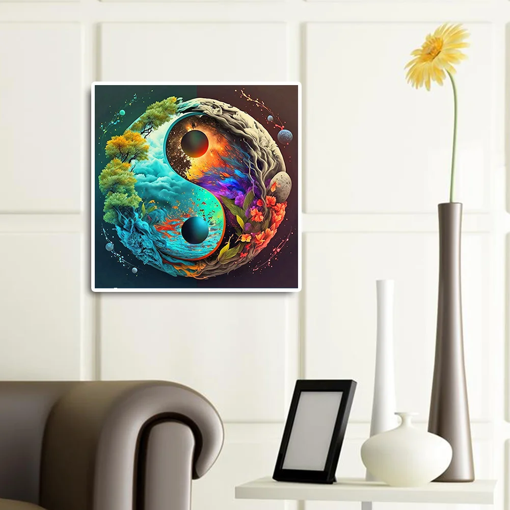 Diamond Painting - Full Round Drill - Diagram of the Universe(30*30cm)