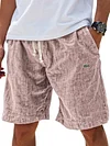 Men's Lace Up Retro Casual Shorts