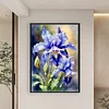 Iris-11CT Stamped Cross Stitch 40*60cm/15.75*23.62in  tapestrymarket