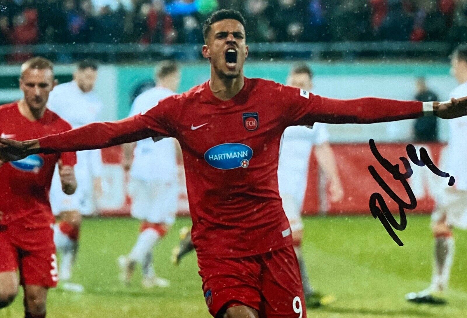 Robert Glatzel Genuine Hand Signed 6X4 Photo Poster painting - FC Heidenheim