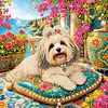 Diamond Painting-DIY Crystal Rhinestone Happy Yorkshire