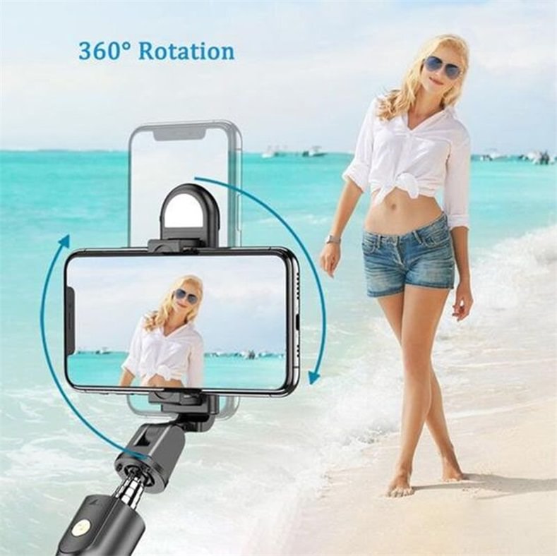 6 in 1 Wireless Bluetooth Selfie Stick - Vogue Gadget