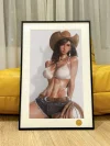 Cowboy Ver. Tifa Lockhart Decorative Painting - (FF7) Final Fantasy VII - Xingkong Studio