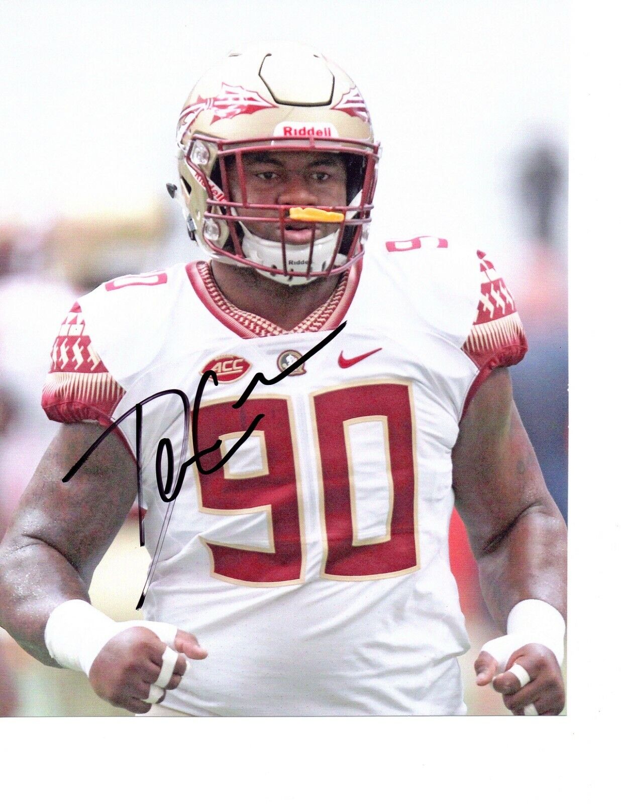 Demarcus Christmas Florida State signed autographed 8x10 football Photo Poster painting!