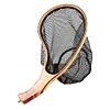 Fishing Landing Net Wooden Handle Trout Net Fly Fishing Net Fishing Accessories