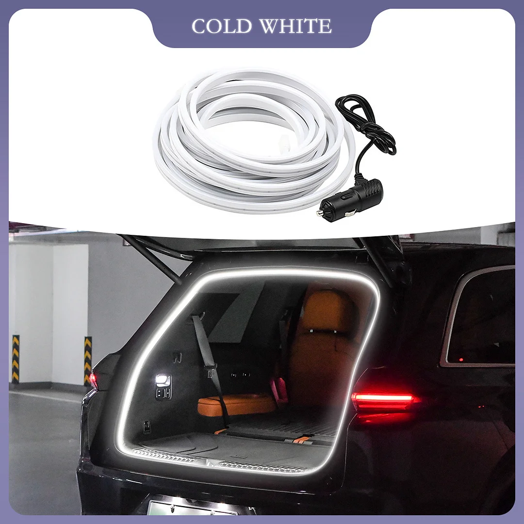 Car modified trunk LED light strip