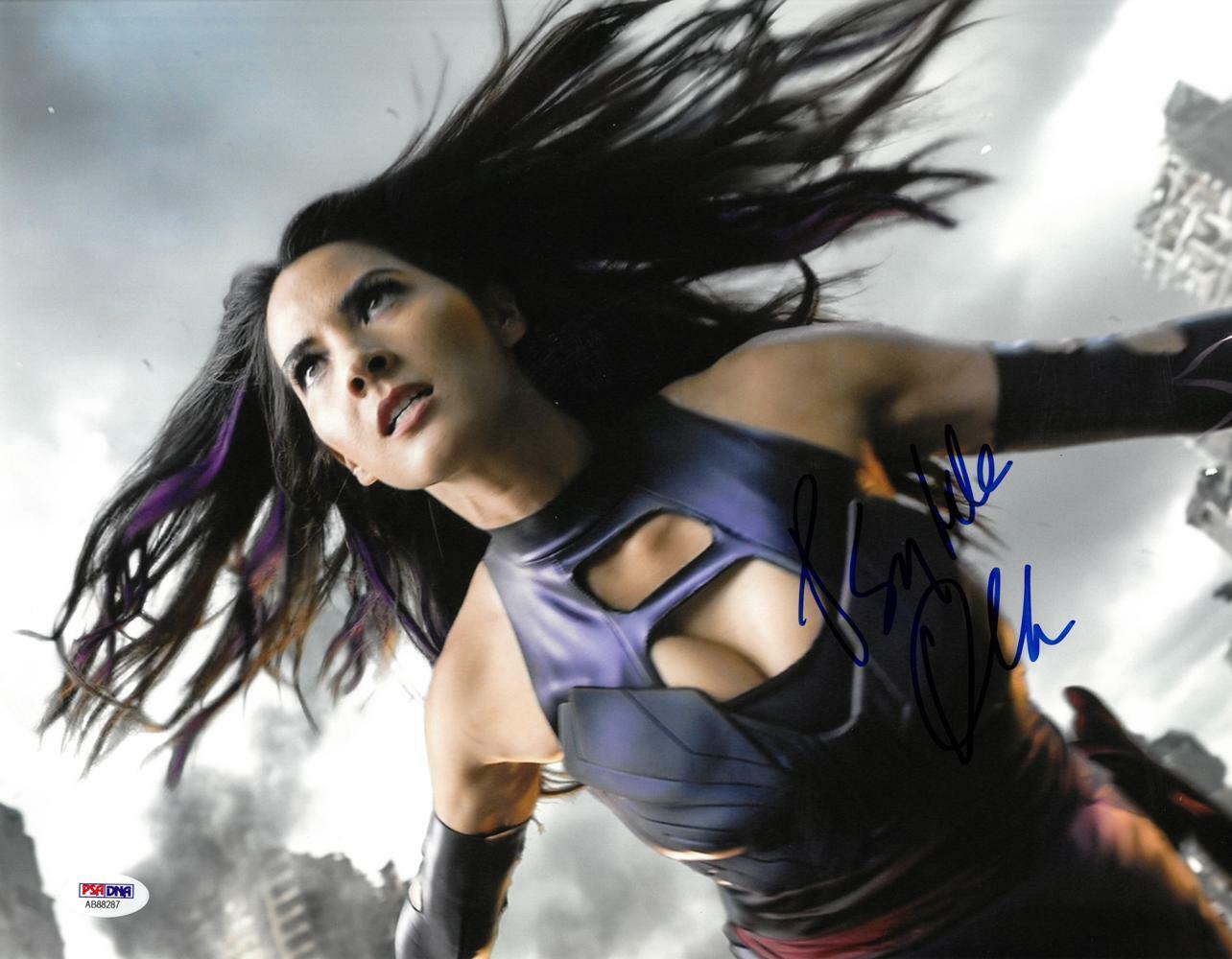 Olivia Munn Signed X-Men Apocalypse Autographed 11x14 Photo Poster painting PSA/DNA #AB88287