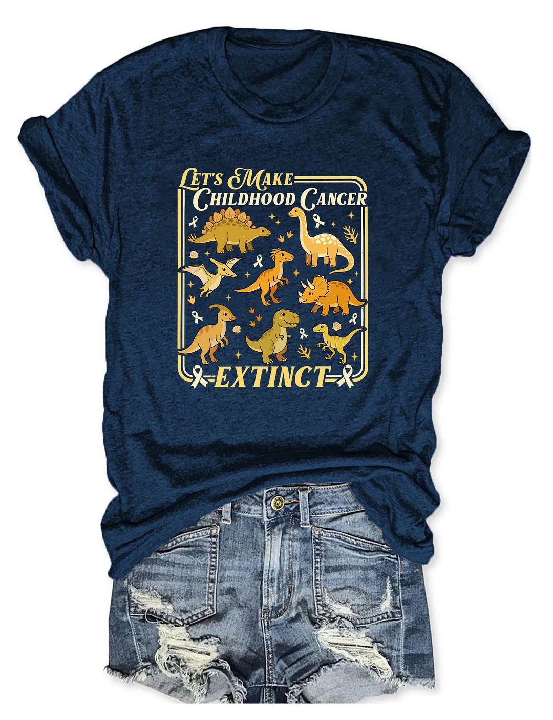 Let's Make Childhood Cancer Extinct T-shirt
