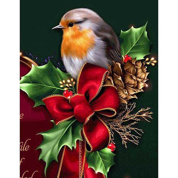 Full Round Diamond Painting Gift Bird (40*30cm)