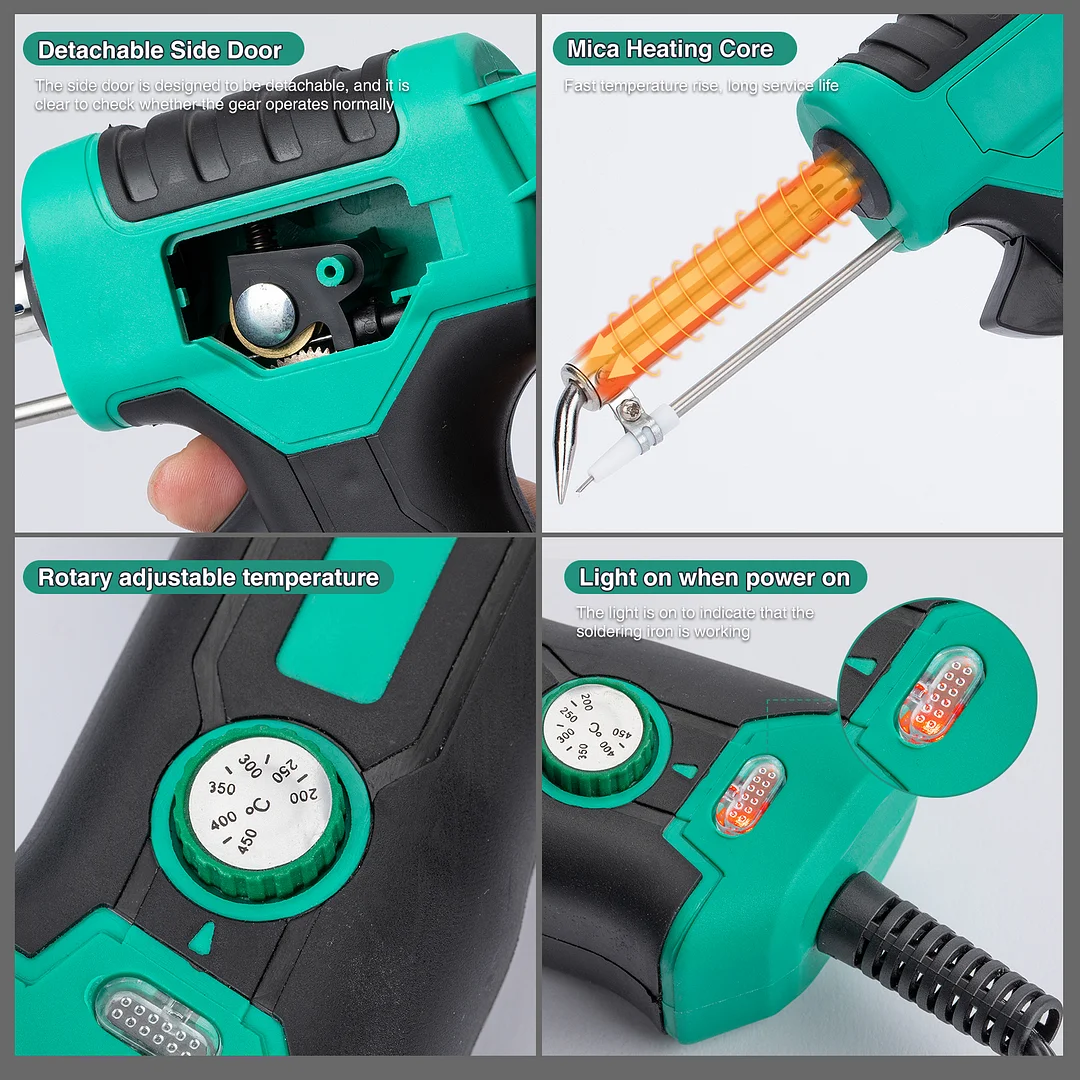 SAKER&reg; Adjustable Temperature Soldering Iron Kit