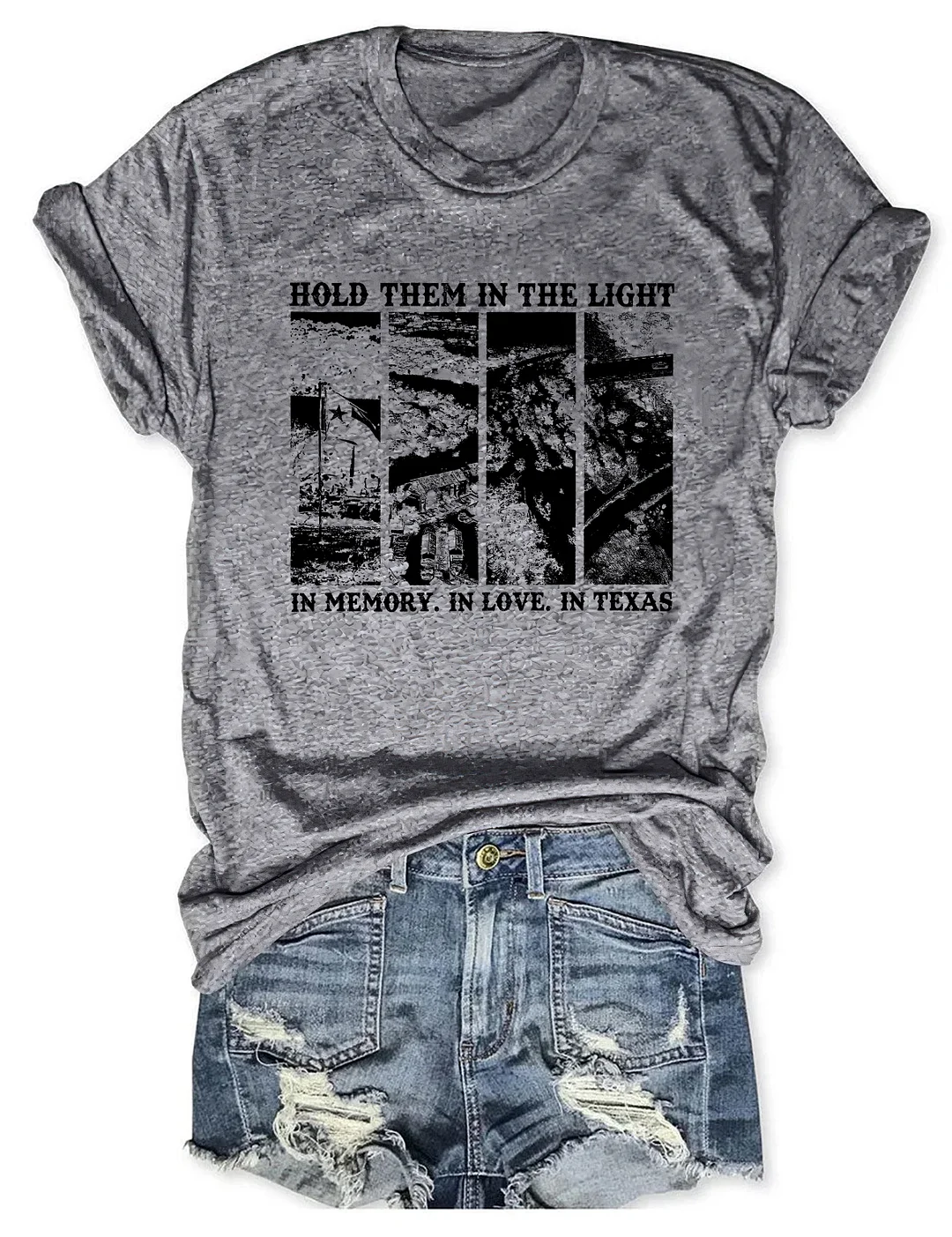 In Love In Memory Stronger Than Storm Texas T-shirt