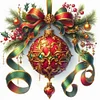 Christmas Decorations-11CT Stamped Cross Stitch 40*40cm