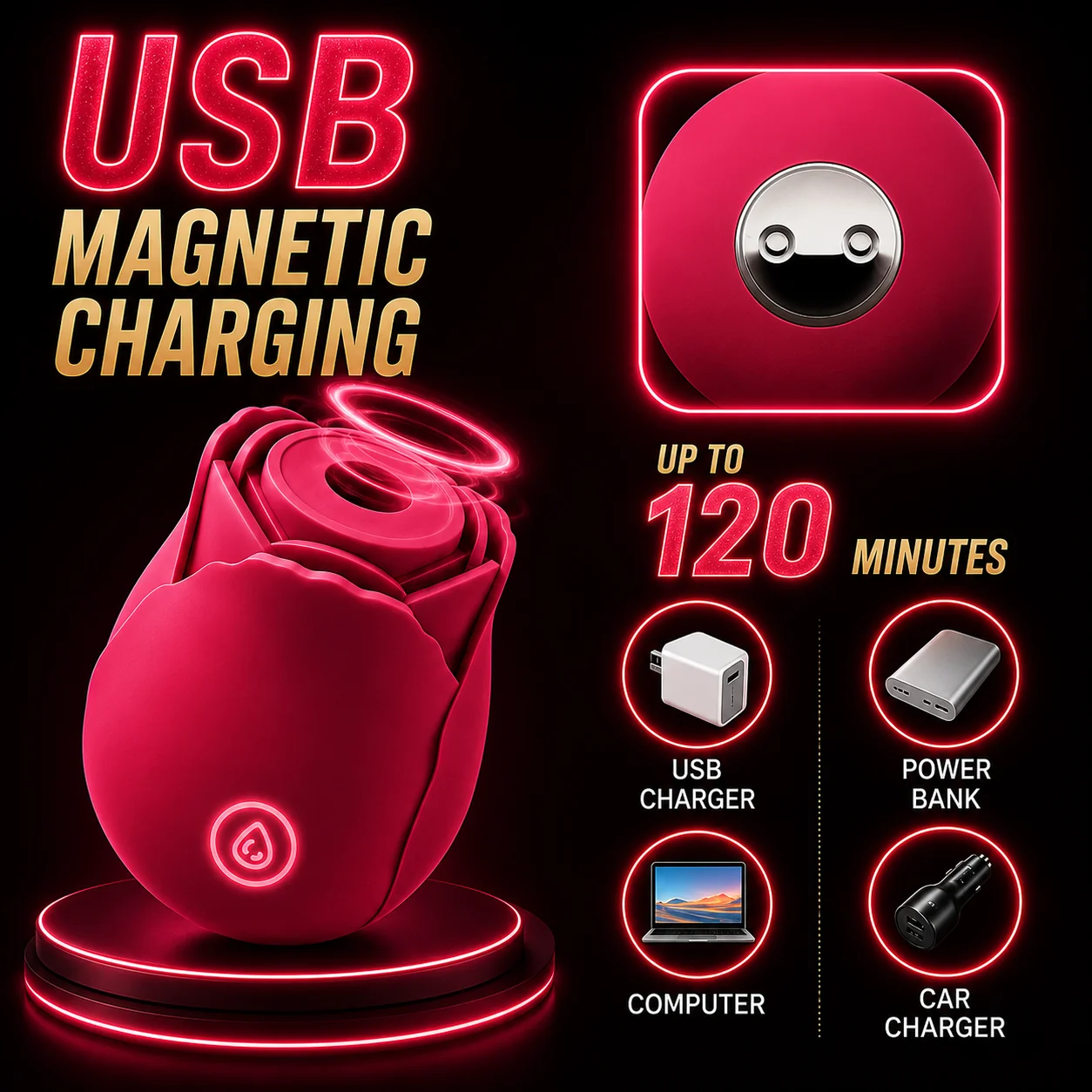 Original Suction Rose Toy product detail image 4