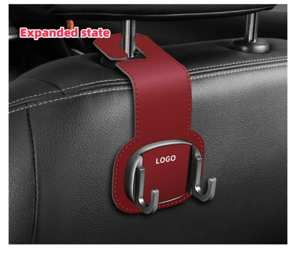 Car Seat Back Hidden Suede Hook