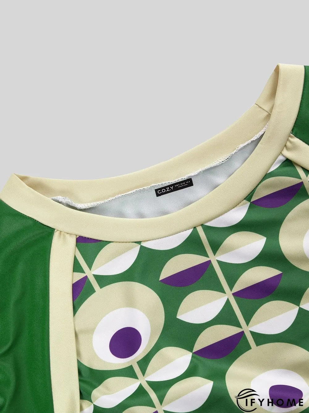 Long Sleeve Printed Casual T-shirt | IFYHOME