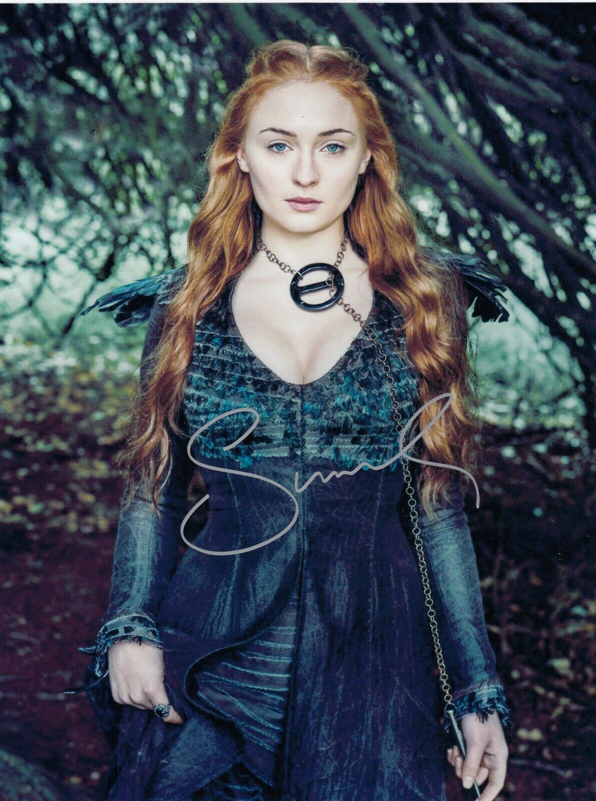 Sophie Turner Signed Auto 8 x 10 Photo Poster paintinggraph