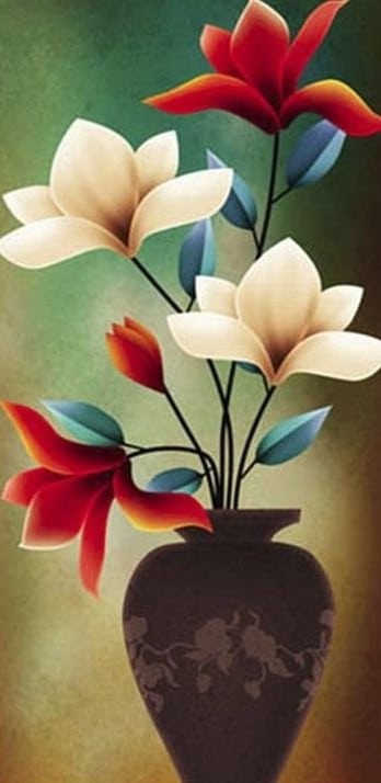 

Plants Artificial Flower – Paint By Numbers - 40*50CM, 501 Original