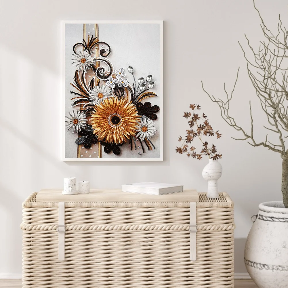 Diamond Painting - Special Shaped Drill - Flower(30*40cm)