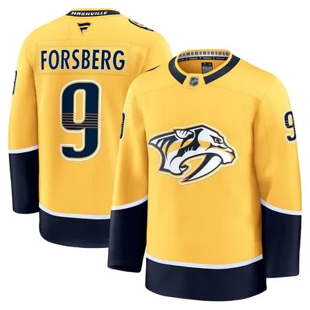Youth Nashville Predators #9 Filip Forsberg  Gold Home Jersey