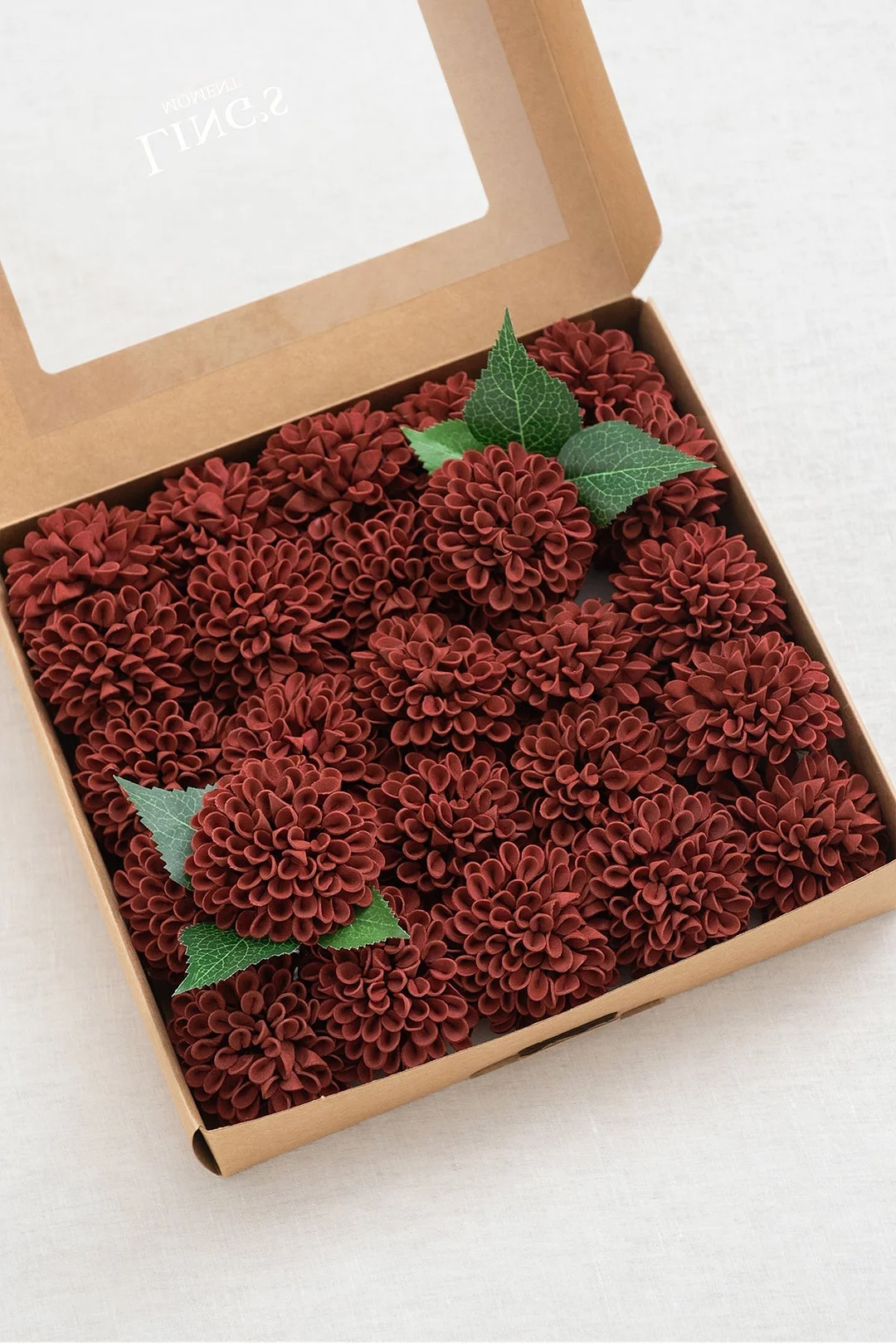 2.5" Foam Dahlia with Stem - 8 Colors