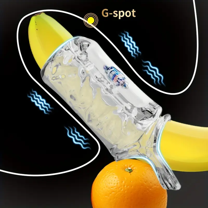 1pc anatomy sleeve cock vibrator with anatomy ring toys clear with 10 vibrating cock ring ultra soft pennis connector adult toy for men and couples 1