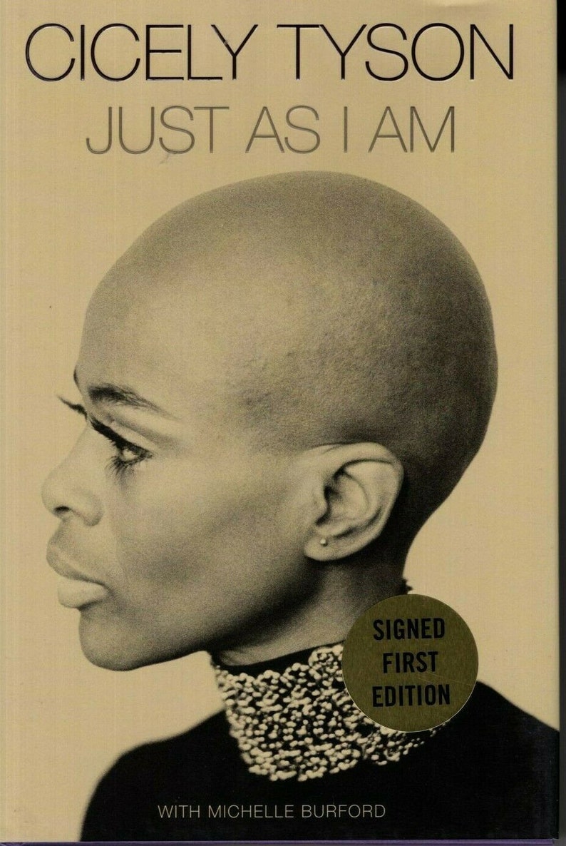 Cicely tyson signed autographed 1st edition book