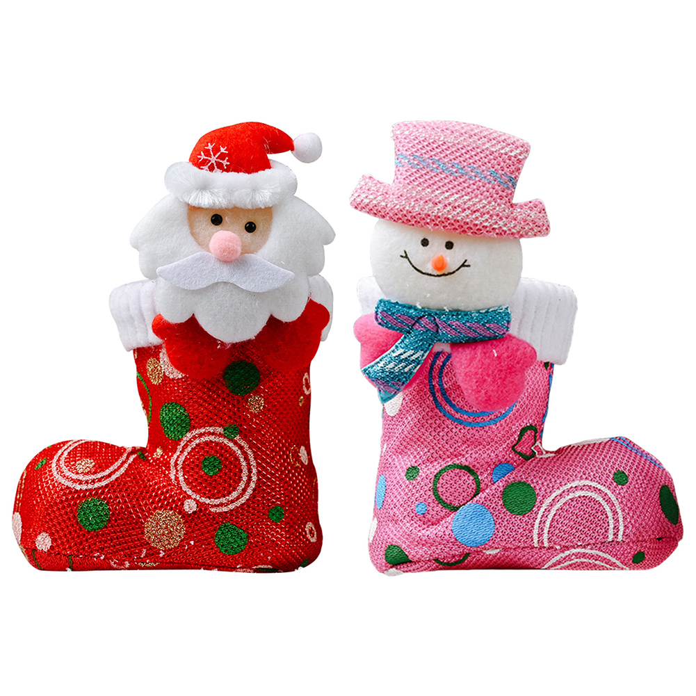 

Christmas Cartoon Candy Boots Kids Gifts Ornaments Home Decoration Supplies, Pink, 501 Original