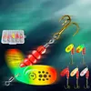 5pcs Metal Spoon Spinner Fishing Lure with Tackle Box Fishing Wobblers Hard Bait