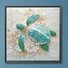 Blue Rhinestone Turtle 5D DIY Partial Drill Diamond Painting Kits Adults
