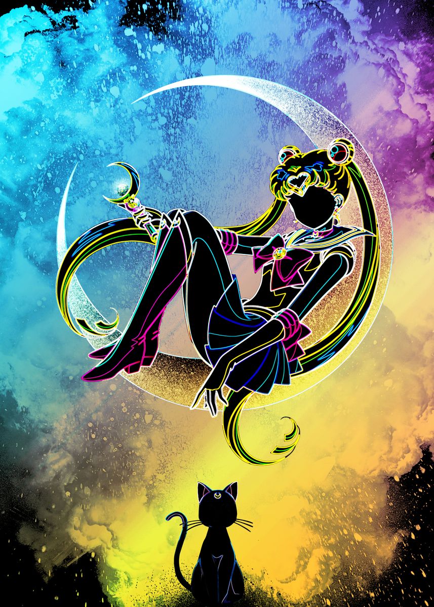 Soul Of The Moon Sailor Moon 40*50CM(Canvas) Full Round Drill Diamond Painting gbfke
