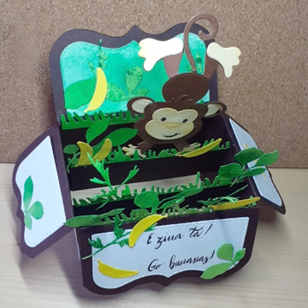 New Design  Metal Cutting Die Christmas box gift celebrate balloon star Scrapbooking Album Paper DIY Card Craft Embossing Die