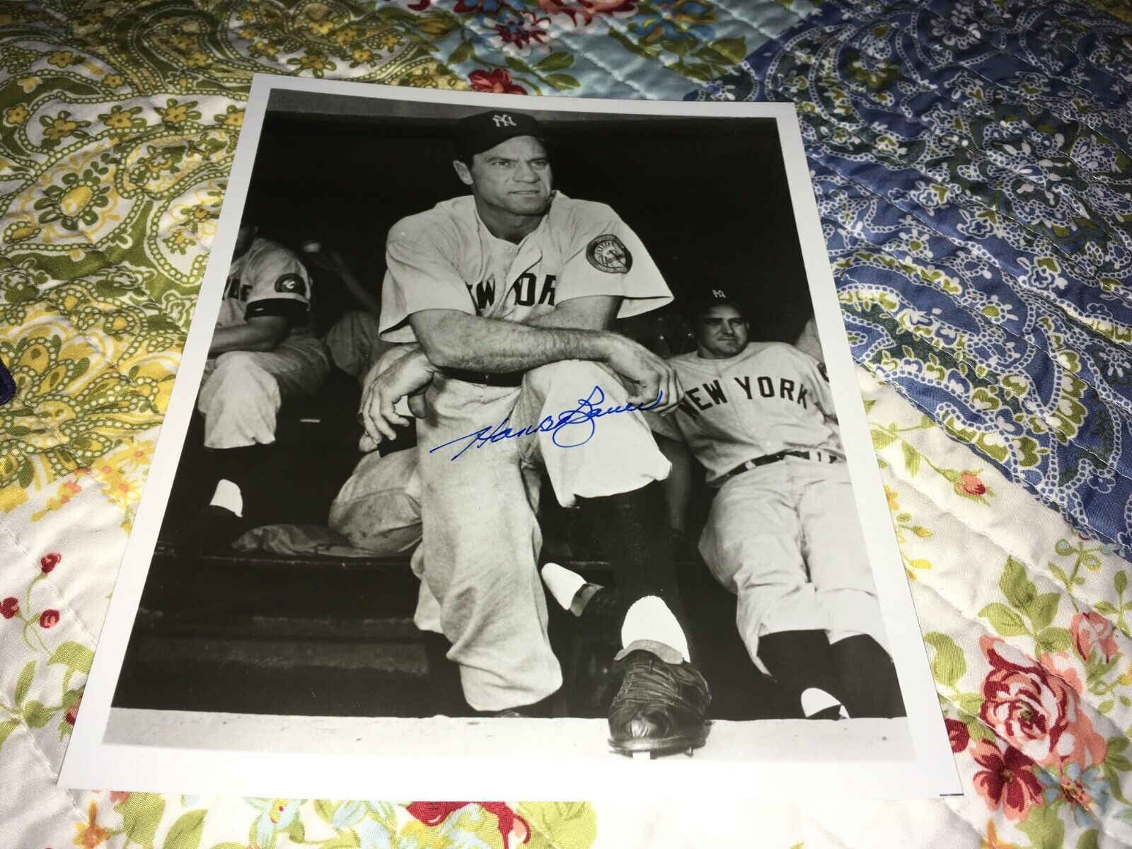 Hank Bauer New York Yankees Signed 8x10 Photo Poster painting W/Our COA AA