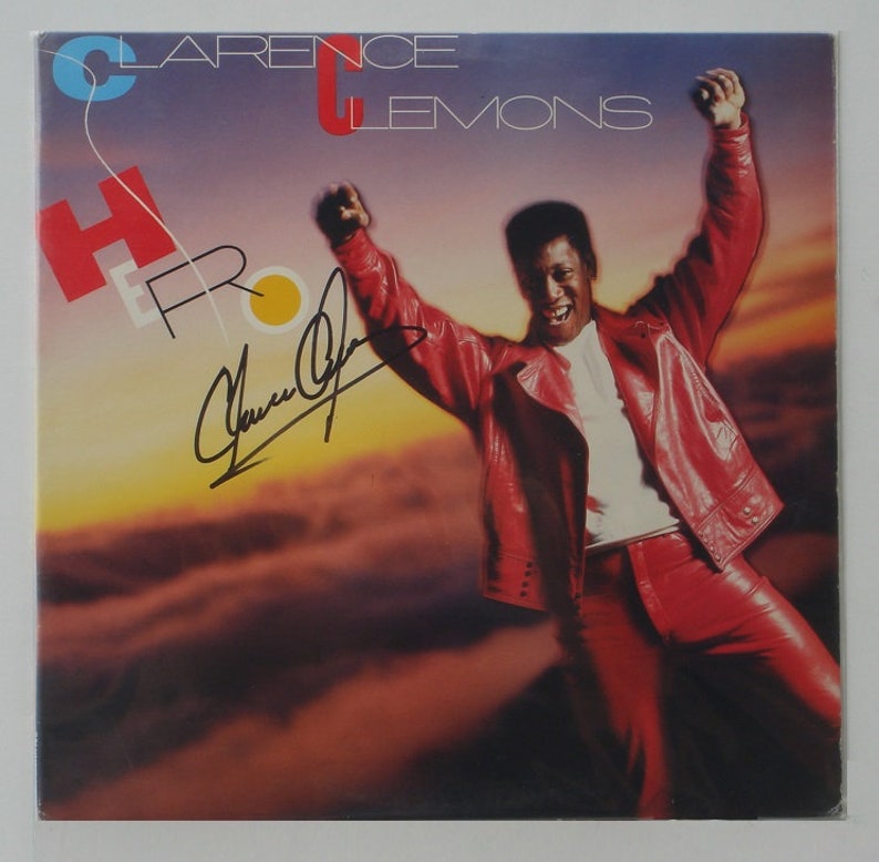 CLARENCE CLEMONS HERO Signed Album complete wcoa