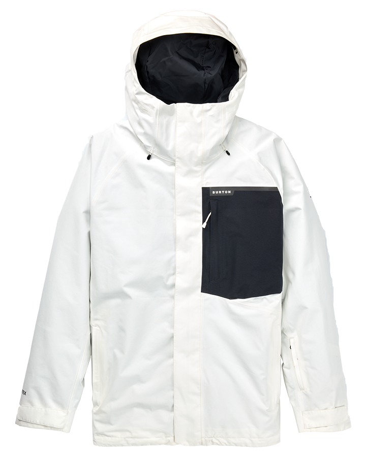 Burton Men's Powline Gore-Tex 2L Snow Jacket - Stout White/True Black