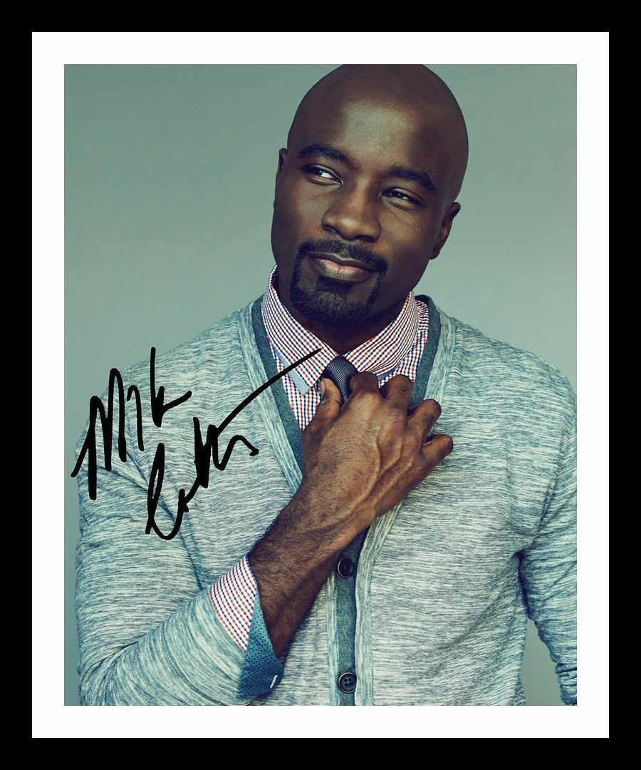 Mike Colter Autograph Signed & Framed Photo Poster painting