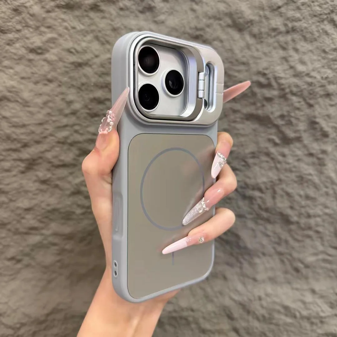New instant 17-inch lens holder, frosted magnetic, compatible with iPhone 17 Pro Max and Apple 16 case.