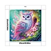 Framed Diamond Painting - Special Shaped - Pink Owl (25x25cm)