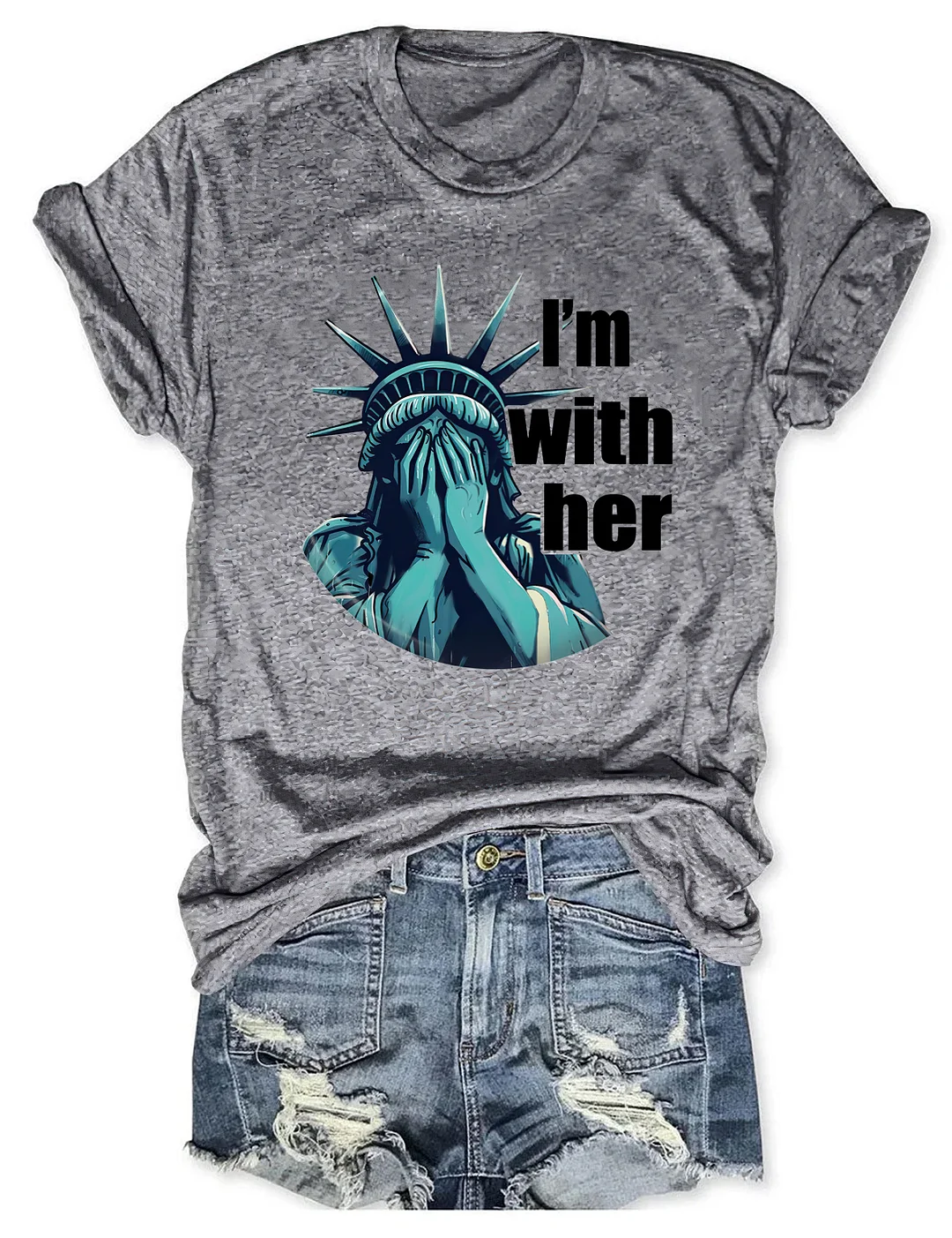 I'm With Her Sarcastic T-shirt