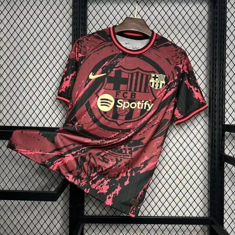 24/25 Barcelona Red Special Version Soccer Jersey