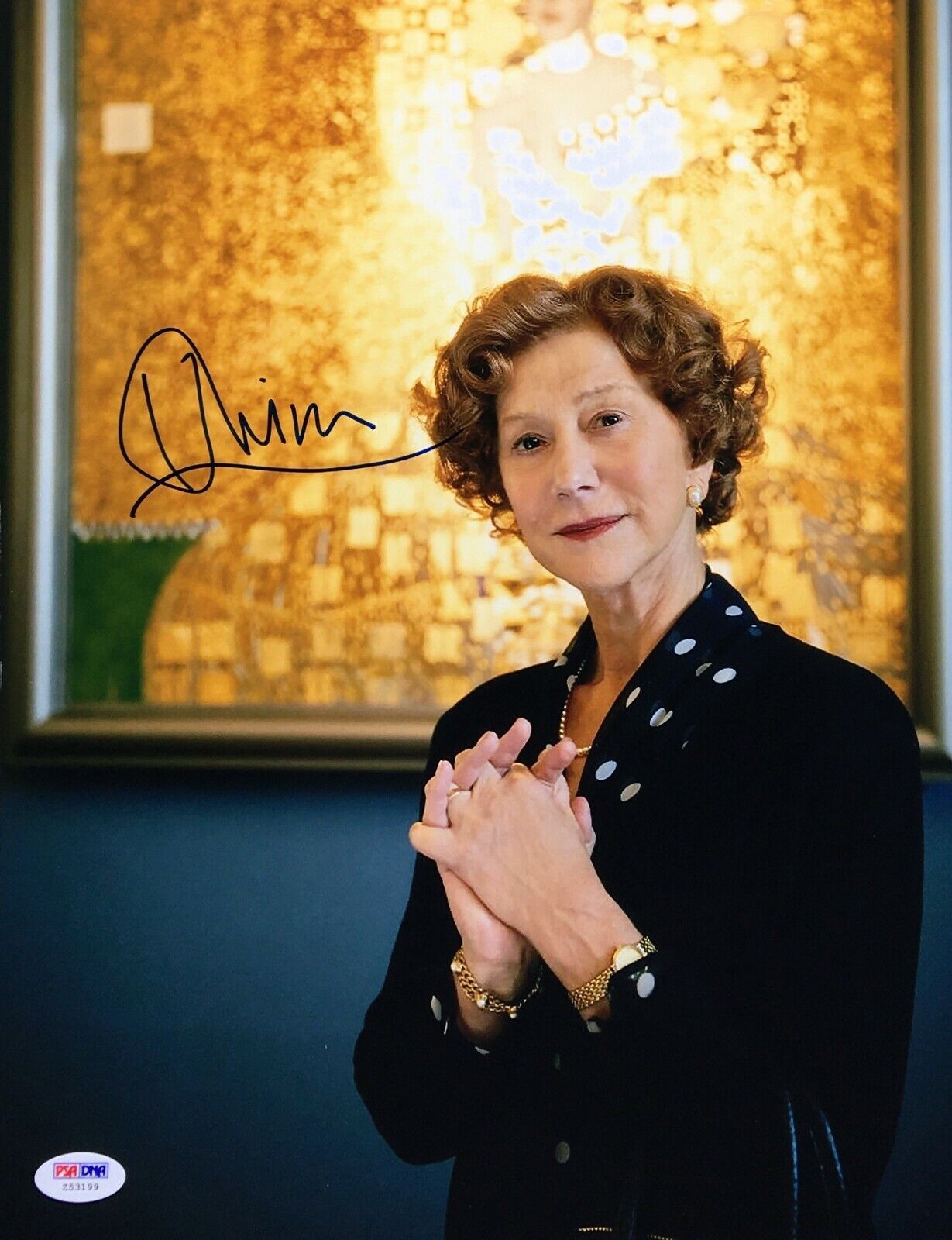 Helen Mirren Signed 'Woman in Gold' 11x14 Photo Poster painting *Maria Altmann PSA Z53199