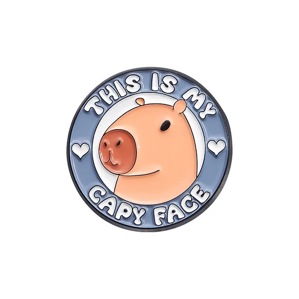 Foto del pin Happy Capybara Face