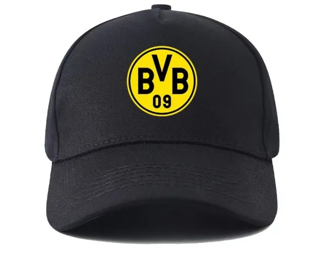 Champions League style Dortmund sun-proof black cap