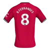 B.FERNANDES #8 Manchester United Home Soccer Jersey 2025/26