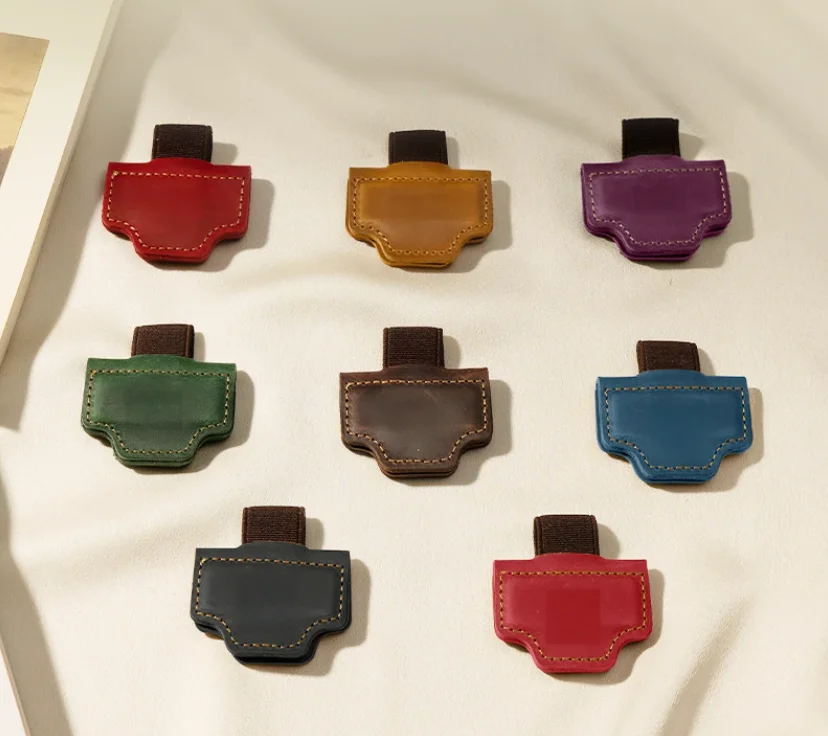 BygoneMark - LAST DAY 70% OFF - Personalized Magnetic Leather Pen Holder Bookmark
