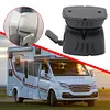 Camper Door Retainer Catch Nylon Door Stop Retaining Catch Holder (White)