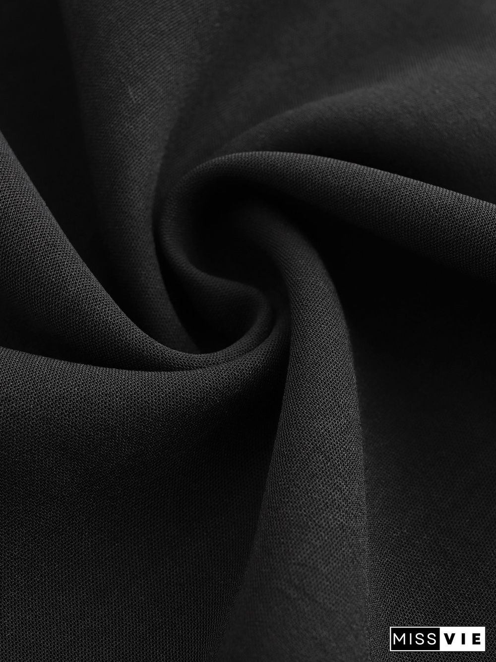 Vintage Tied Detail Sleeveless Solid V Neck Plus Size Casual Vest Tops