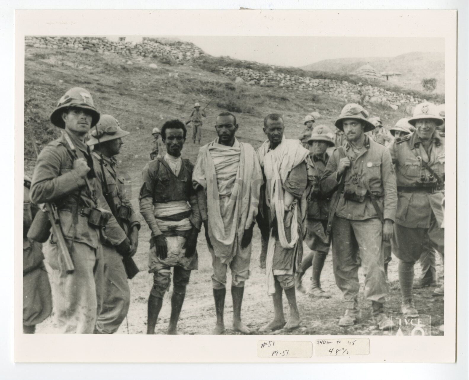 Italo-Ethiopian War, 1935 (Printed Later) - Vintage 8x10 Inch Photo Poster paintinggraph