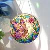 5D Diamond Painting Double Sided Effect  Stained Glass Panel Decorative Home Garden Decoration Hanging Kit(Butterfly)