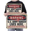 Warning - Vintage Metal Signs(12*16Inch) - Warning