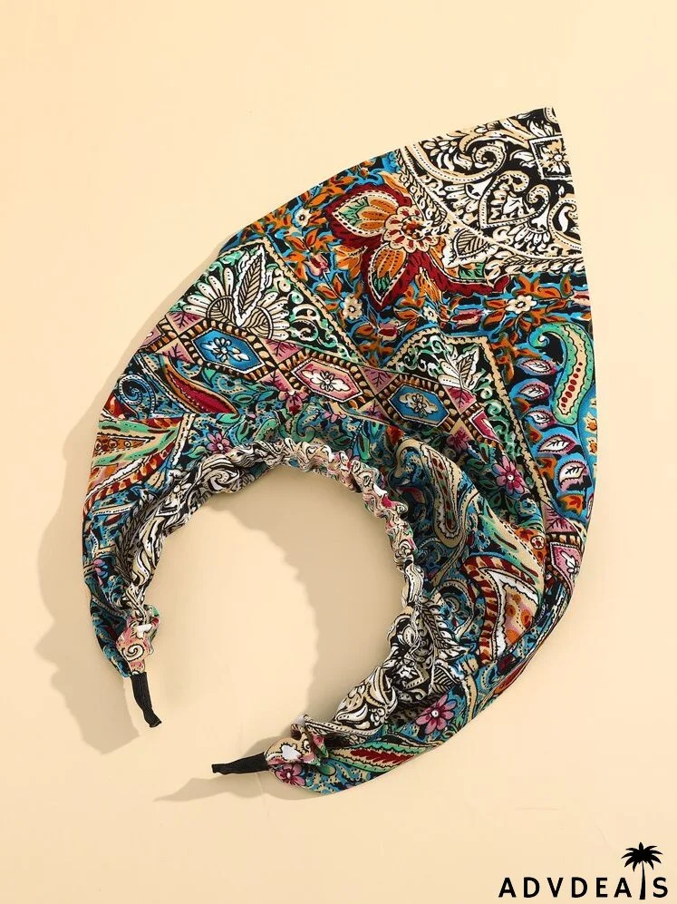 Flower Print Headband